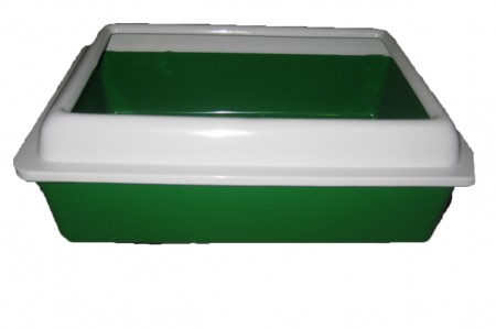 White Trim Litter Tray